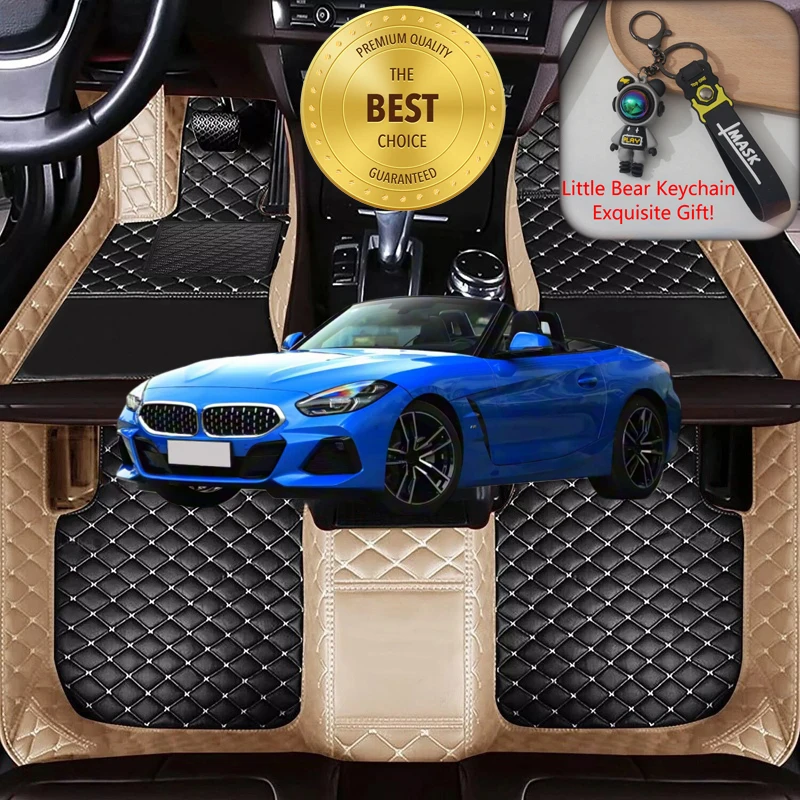 Custom Fit for BMW Z4 Convertible 2002-2025 Car Floor Mats All-Weather Car Accessories Auto Carpet Mats Left/Right-hand Drive