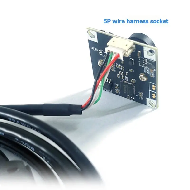 OV9281 Shutter 1MP Monochrome Sensor 60 Fps Infrared Fill Light Black And White Iris Recognition Camera Module