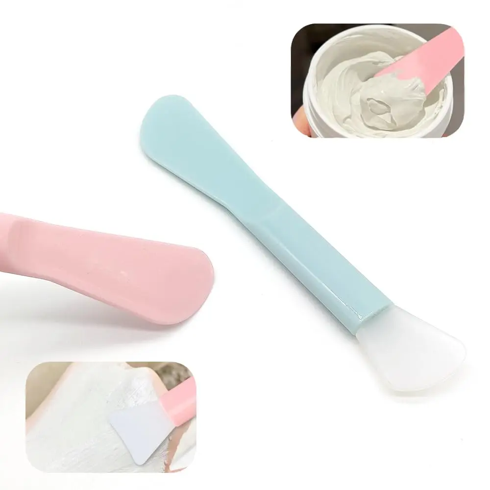 Soft Silicone Facial Mask Applicator, Double-Ended Face Mask Brush Spatula, Reusable Skincare Application Tool