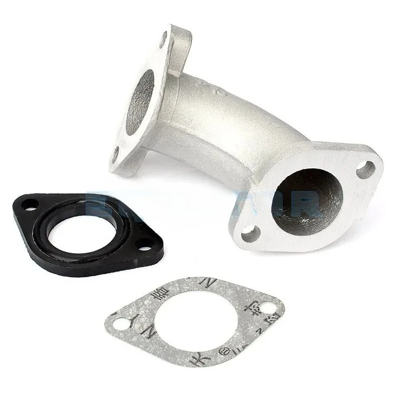 56-2 Motorcycle Carburetor Manifold Intake Inlet Pipe + Gasket For 110cc-160cc Engine Lifan YX Quad Dirt Pit Bike ATV Buggy Quad