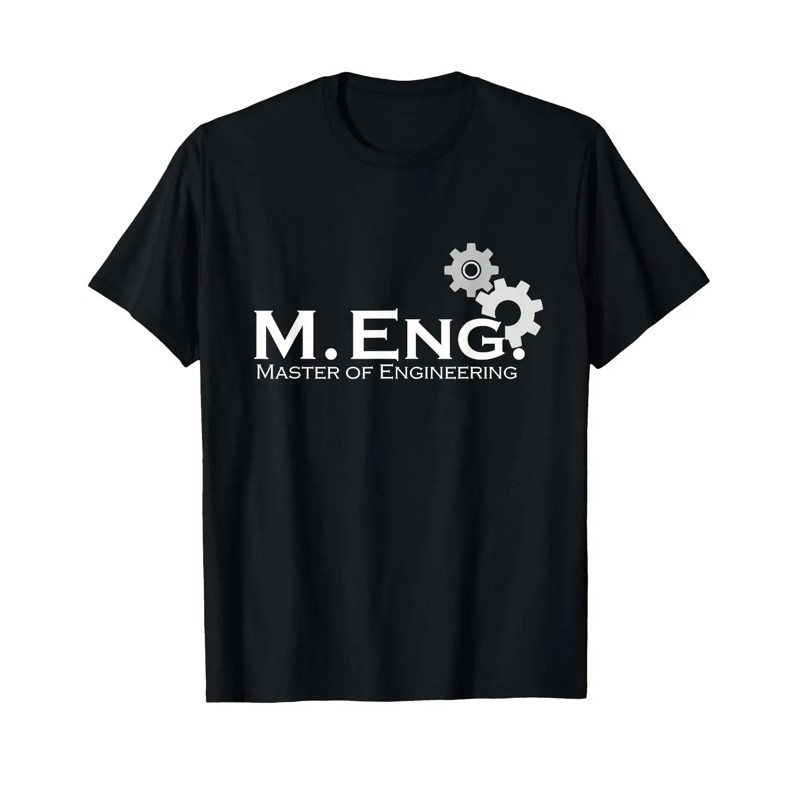 T-shirt pour ingénieur diplômé (M Eng), style vintage délavé, vêtements de créateur, respirant, mode streetwear décontractée