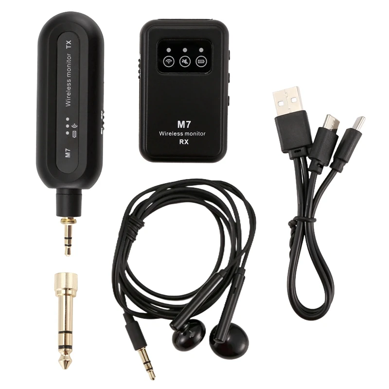 

Wireless In-Ear Monitor System 2.4Ghz Wireless IEM System With Transmitter Receiver Automatic For Studio Live