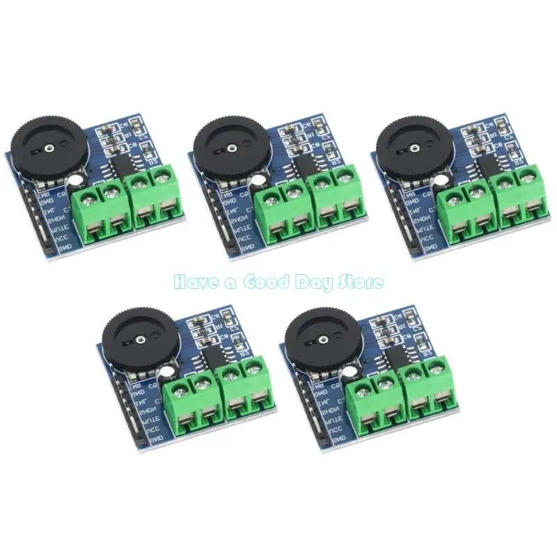 462D 5V Operated 2Channel Digital Amplifier Module with Adjustable Volumes Potentiometer for Car Audios Mini Projectors