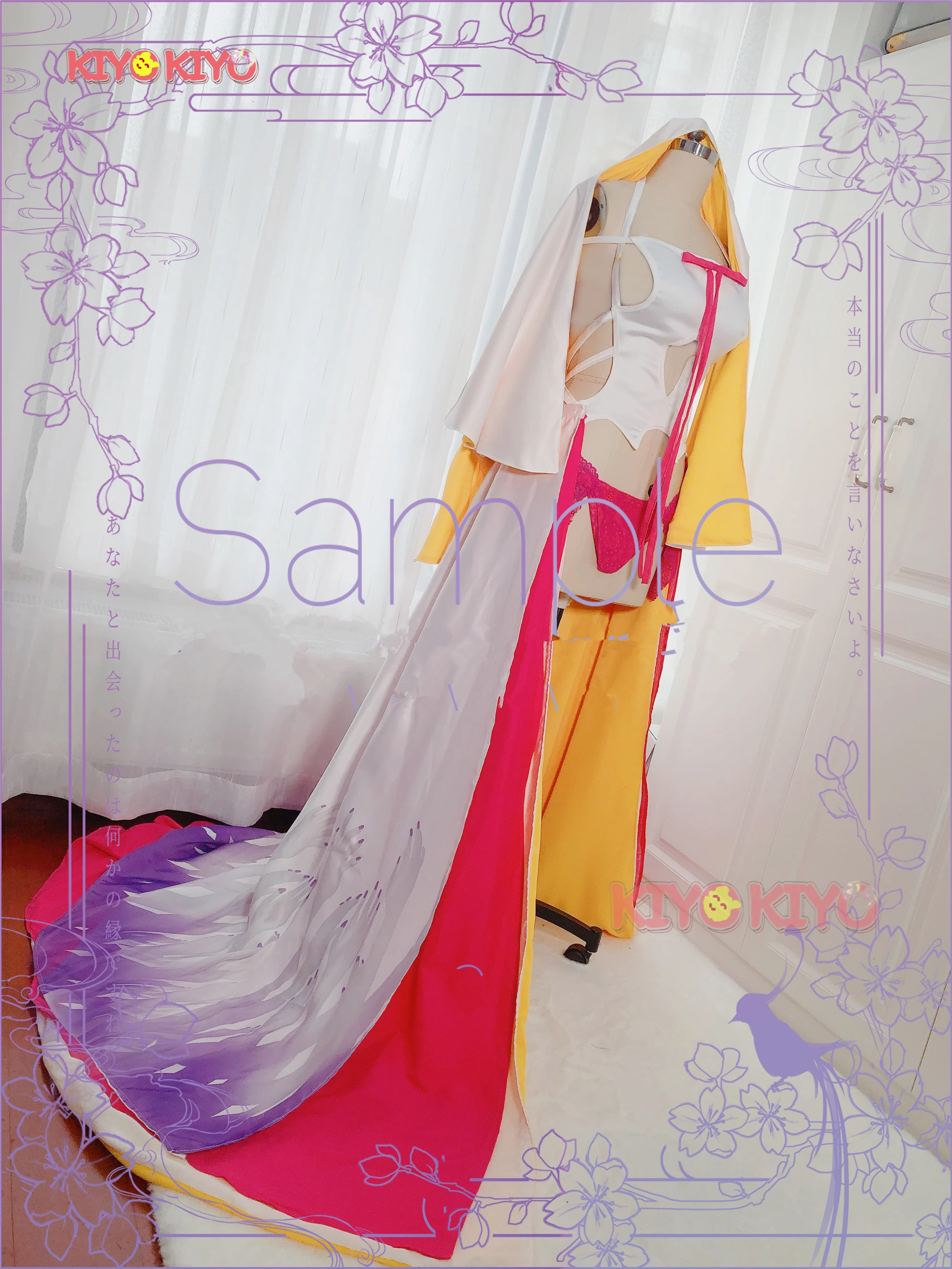 KIYO-KIYO Custom size made FGO Cosplay Fate/Grand Order Sesshouin Kiara stage 3 Cosplay Costume