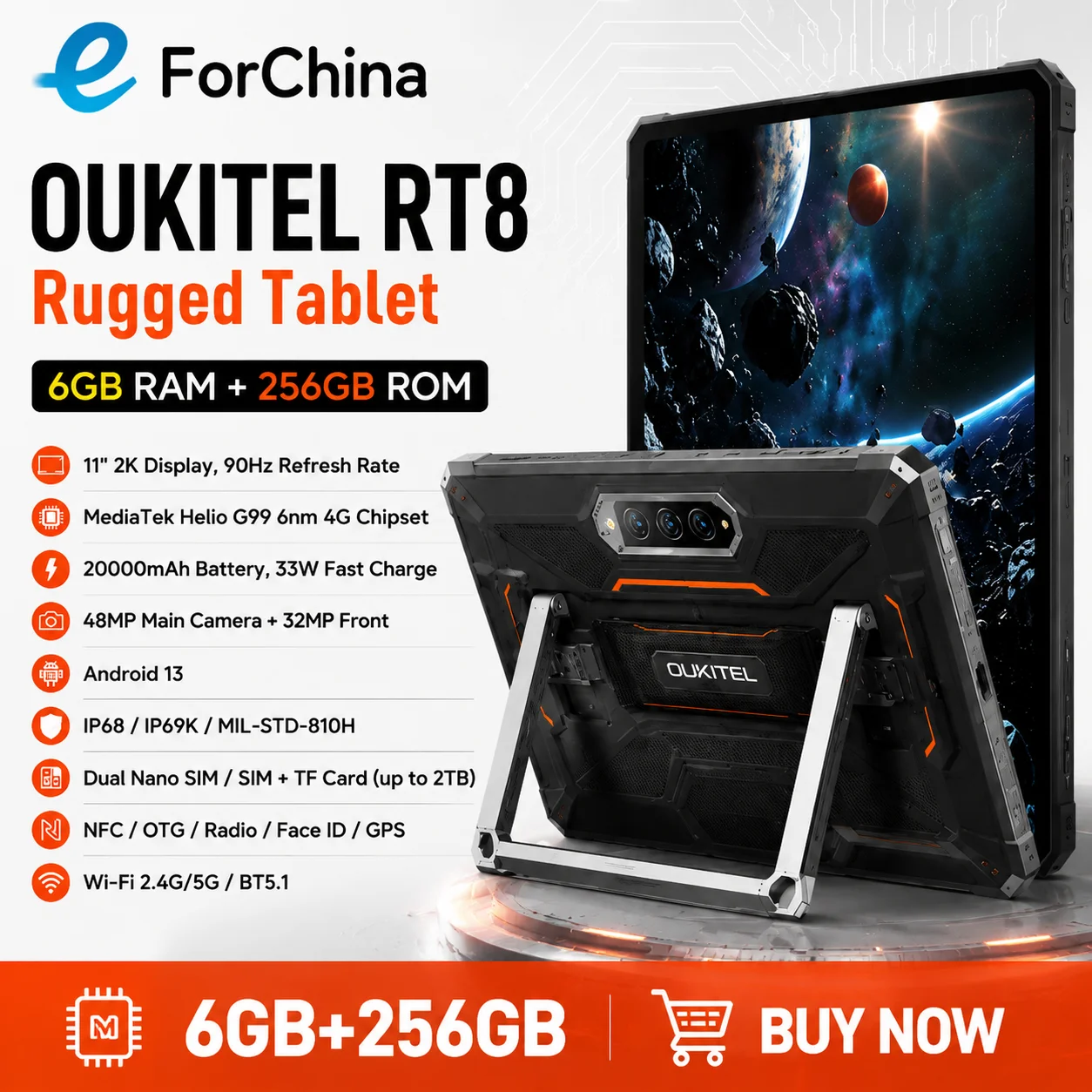 Oukitel RT8 Rugged Tablet PC 11
