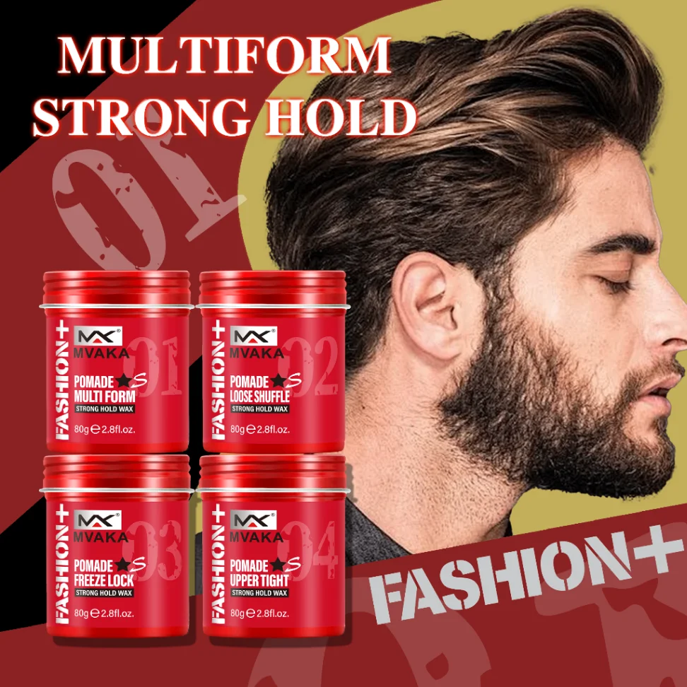 

24 Hour No Collapse Hair Putty Matte Long-Lasting Styling Hair Wax Fluffy Nourishing Hair Special Hair Wax for Men