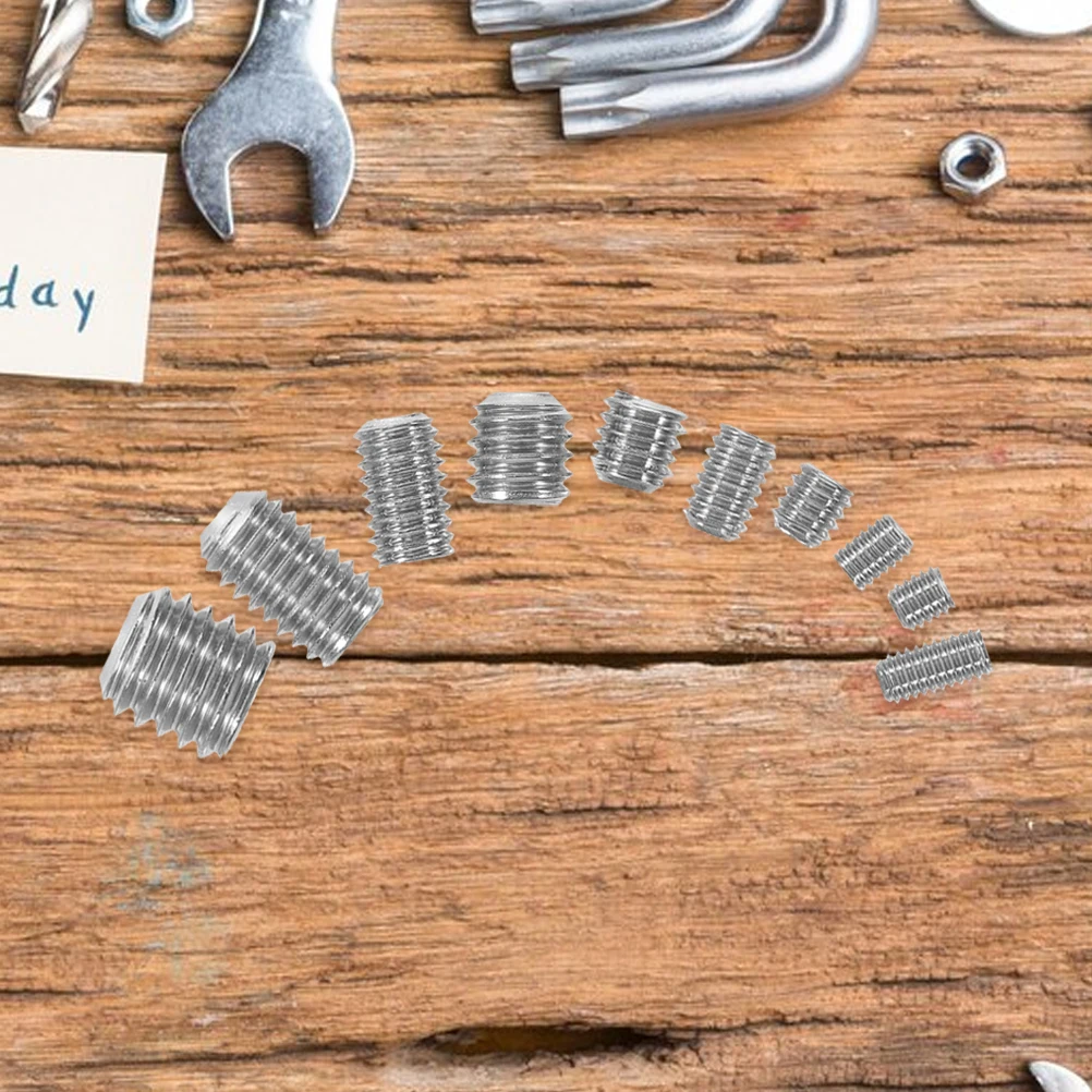 

1 Box Stainless Steel Small Socket Grub Screw Assortment Kit for Engineering Repair Computer Screw Supply Set Screws Assortment