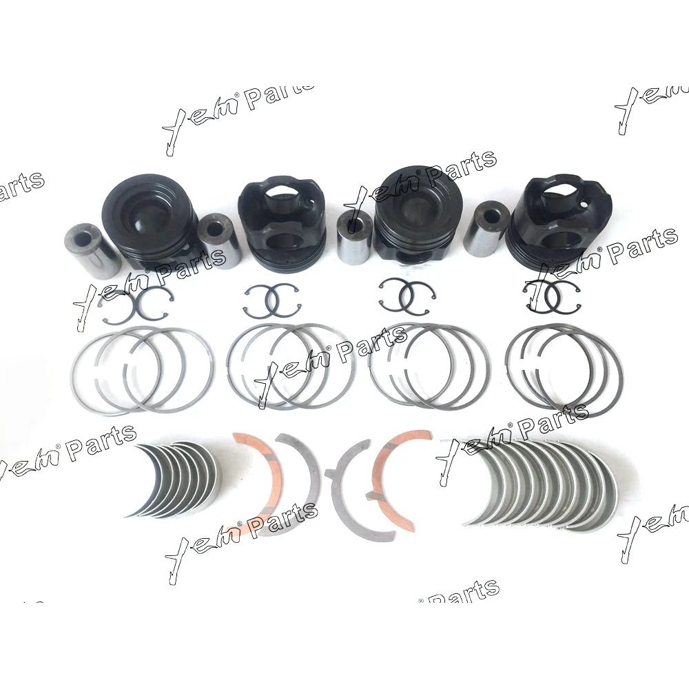 R916 Piston With Rings Bearings Set For Liebherr R916 Excavator Engine Parts