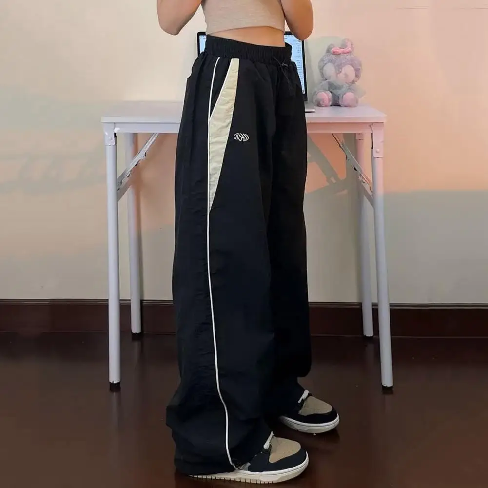 Women Casual Joggers Pants Fashion Streetwear Oversized Sports Wide Leg Pants Hip Hop Sweatpants High Waist Baggy Trousers