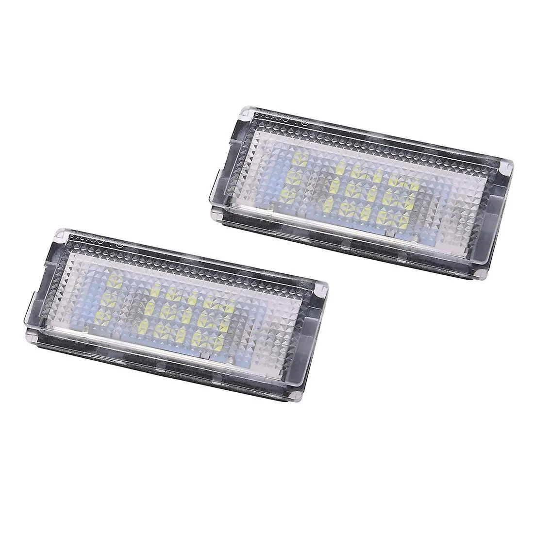 2 Pcs Plate Light 18 Led 3528smd White License Plate Light For Bmw E46