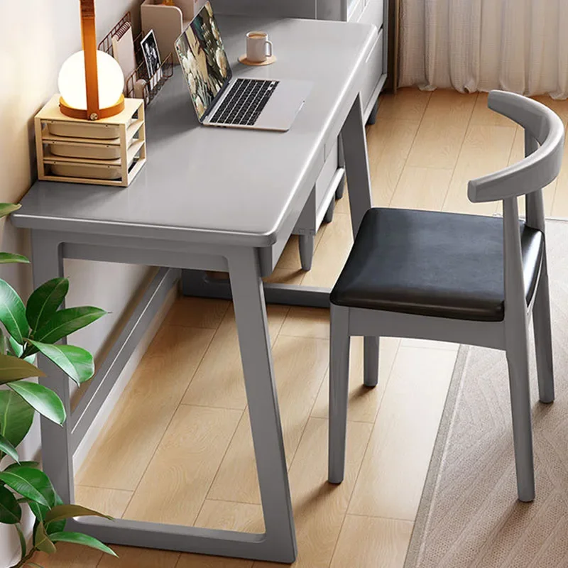 Table Gaming Computer Desks Bedroom White Modern Office Study Desk Writing Wooden Mesa Para Computador Student Office Furniture