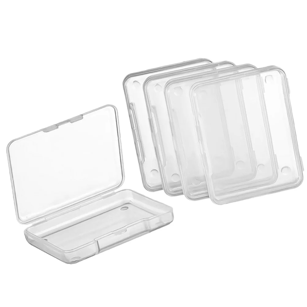 

20 pcs Plastic Storage Case Flap Locking Lid Compact Durable Jewelry Holder Box For Beads Rings Buckles Mini Accessories