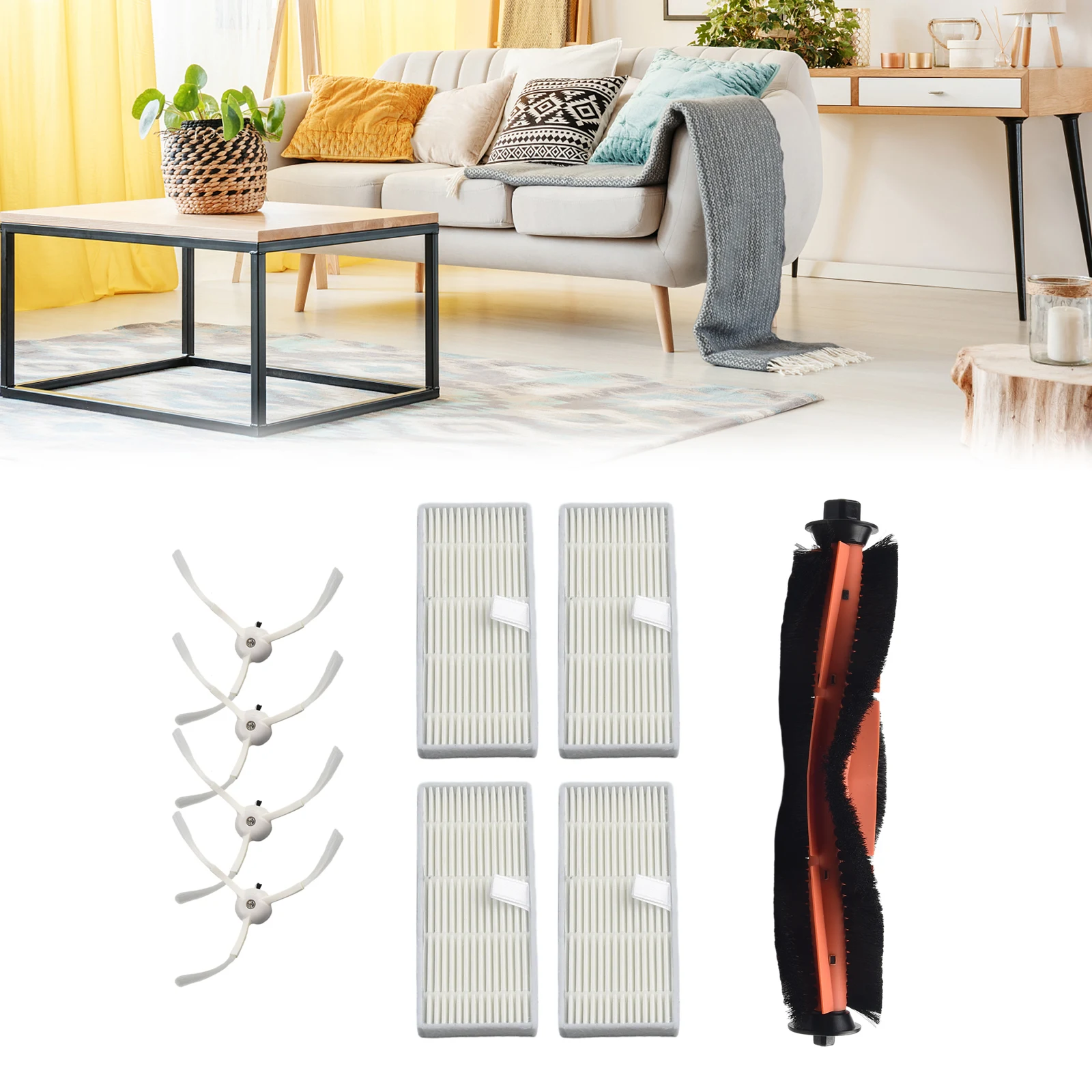 Filtro de cepillo principal de alta eficiencia para resultados de limpieza óptimos con R1 R1 R1 Pro S1 Robot Aspiradora