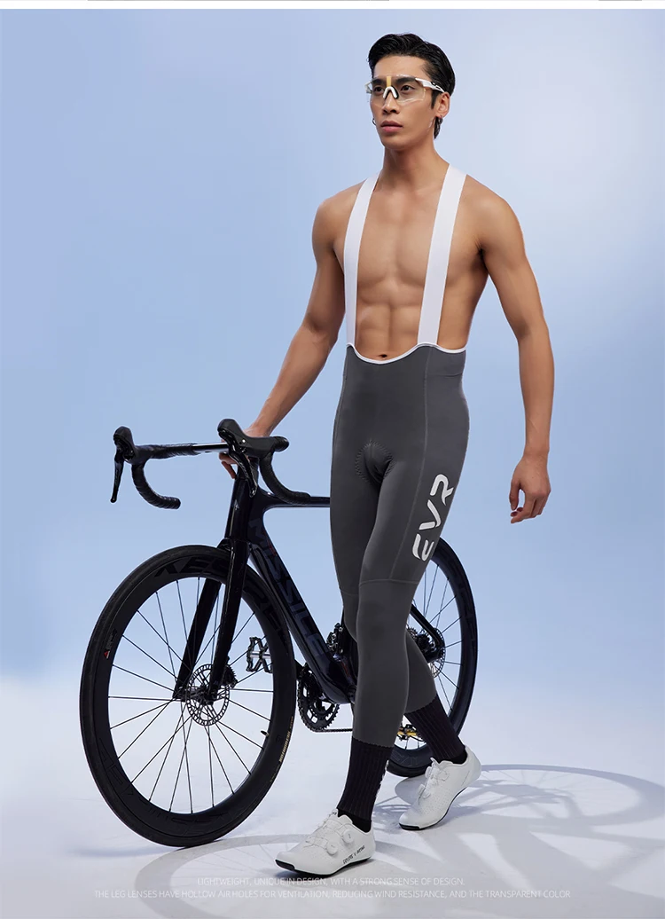 EVR Spring Herren-Radhose mit Doppelpolsterung, atmungsaktiv, schweißabsorbierend, für Rennrad und MTB, Fahrradhose – Detail 17