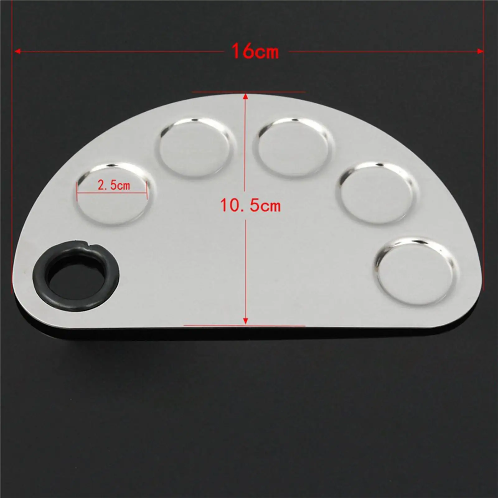 ミキシングツール、初心者用アイシャドウネイルミキシングトレイ、細かい仕上がり、美容アクセサリー、耐久性