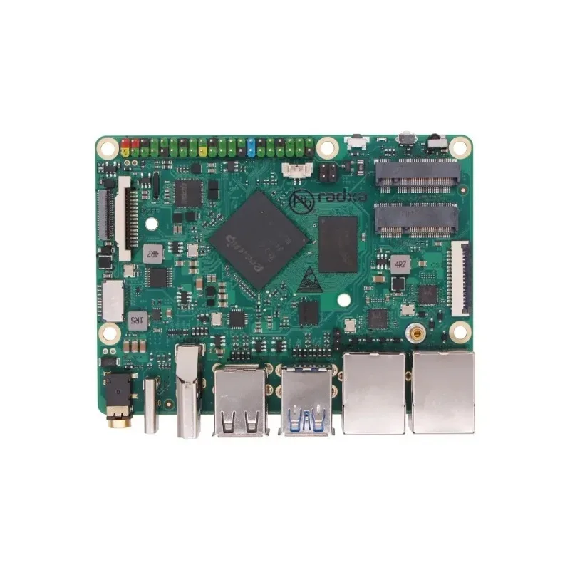 Radxa ROCK 3B RK3568J 4-Core CPU SBC, Industrial Grade, HDM 4-Core CPU SBC with 4K Outputs development board