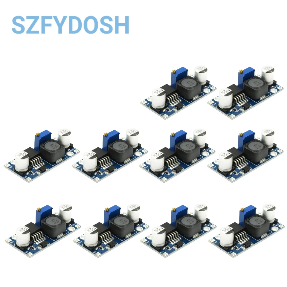 1-10pcs DC-DC Buck Converter Step Down Module LM2596 Power Supply Output 1.25V-30V DIP