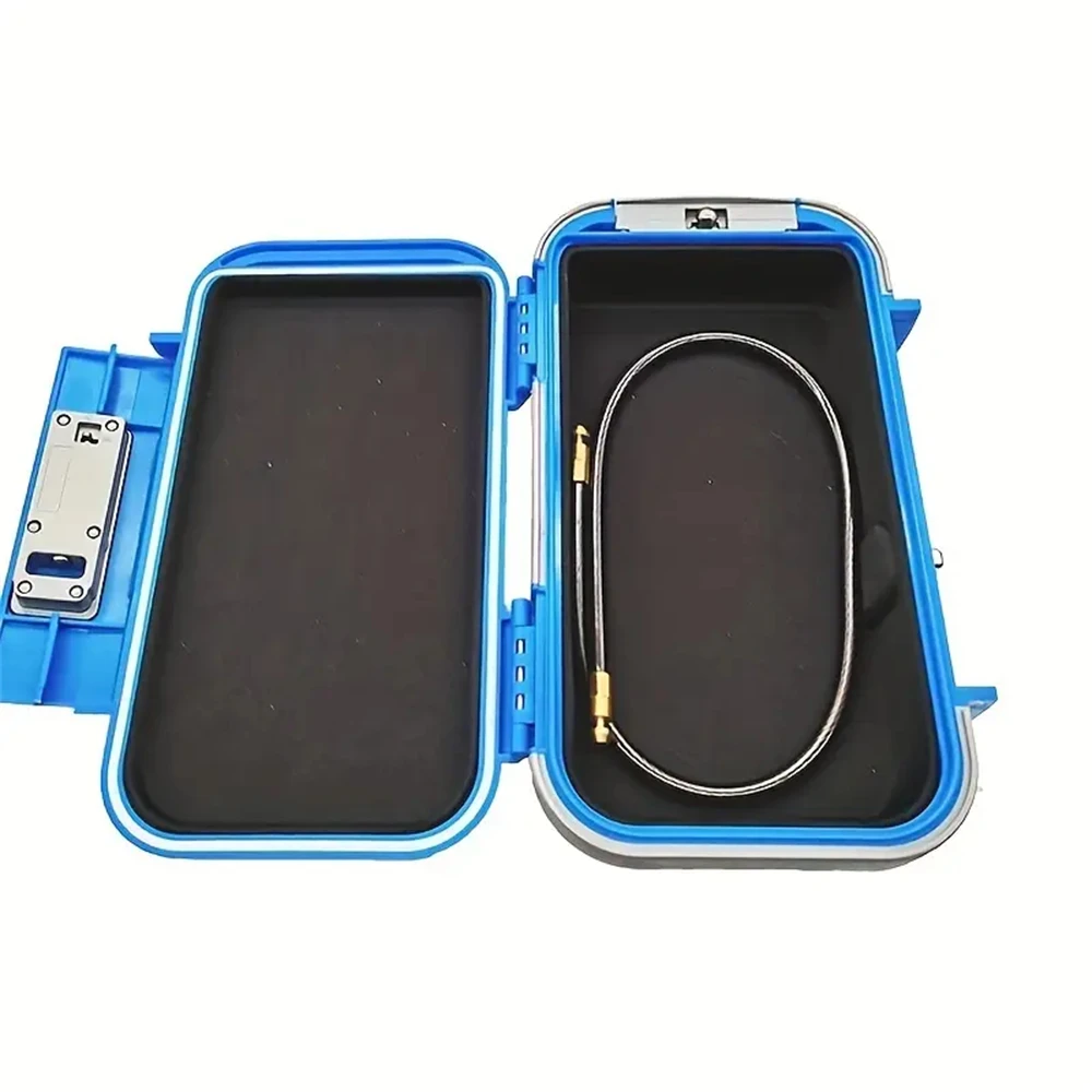 Cassaforte da spiaggia portatile con serratura a combinazione: scatola portachiavi impermeabile di grande capacità per viaggi e uso all'aperto