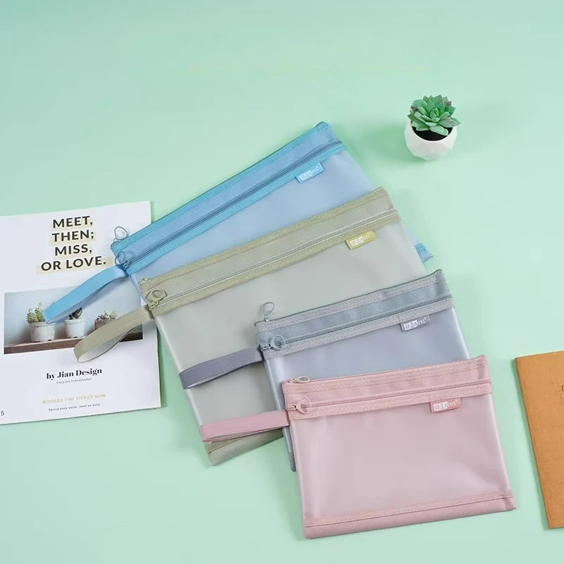 

Сумка для документов BOYI A4/A5, цвет Morandi, ткань Оксфорд, экологически чистая, матовая, водостойкая, из ТПУ, большая вместительная сумка для репетиторов