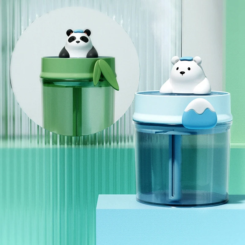 Hot Spring Bär Badewanne Hoch leistungs luftbe feuchter USB Maker Zerstäuber für Kinder Geschenk blau