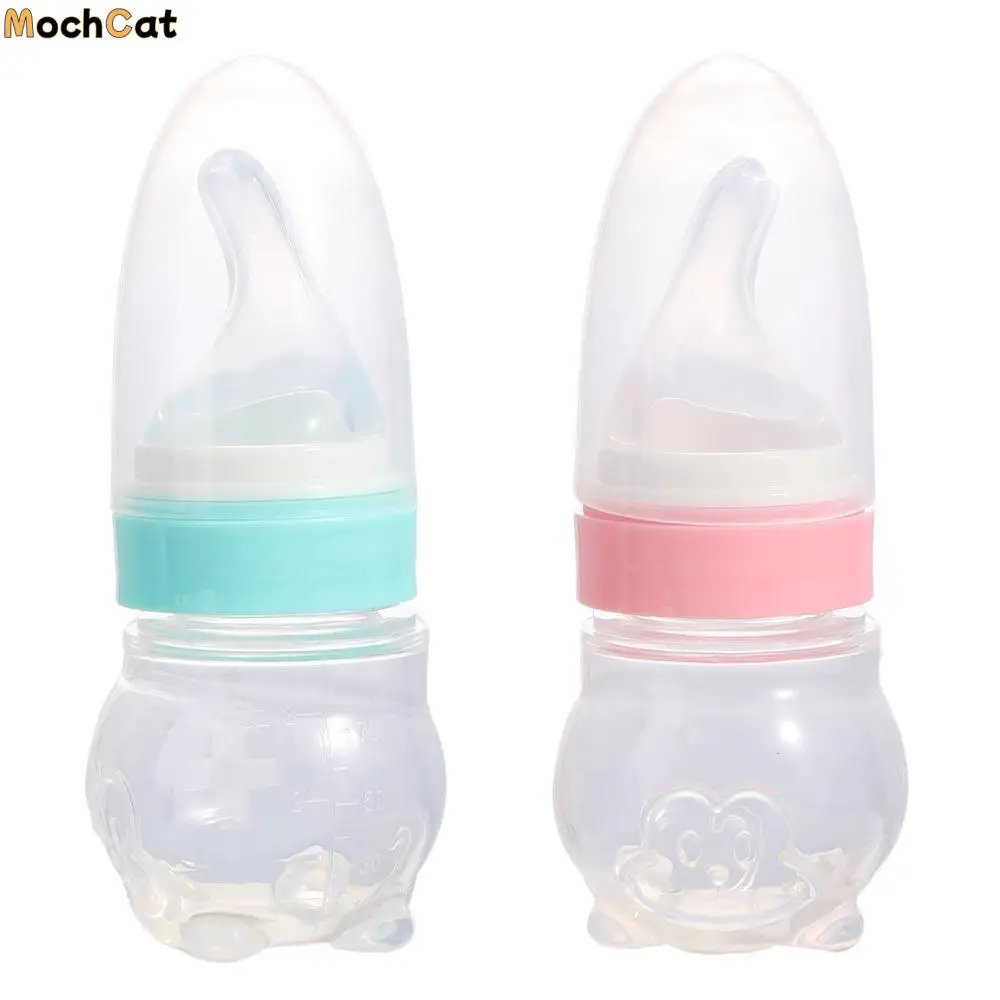 

Kids Milk Bottle Silicone Toddler Cutlery Utensils Feeding Nipple Pacifier Baby Feeder Medicine Feeder Newborn Feeding Bottle