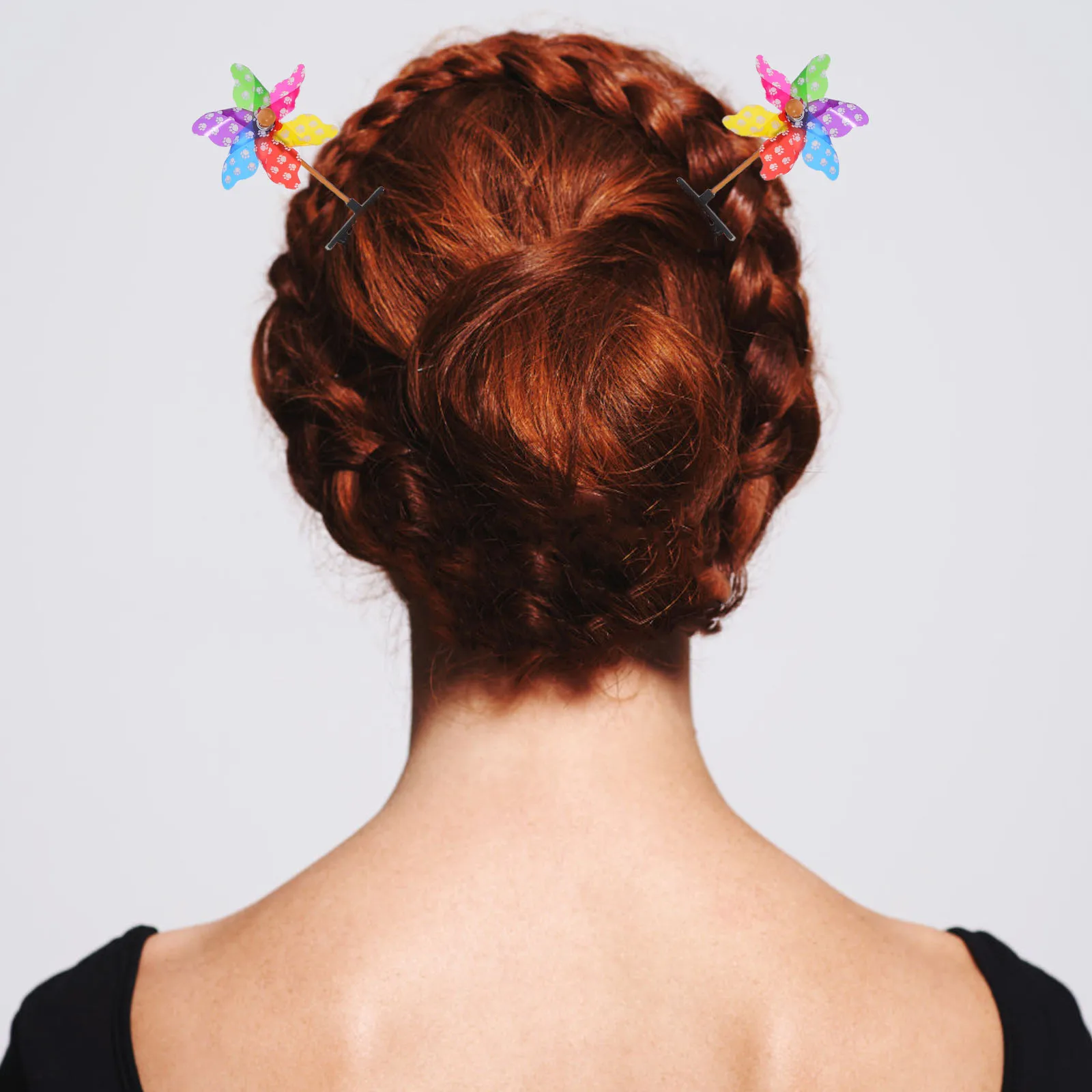 

25Pcs Pinwheel Hair Clips Decorative Lightweight Durable Cute Hair Accessories for Girls Women Party Style Girls Hairpin