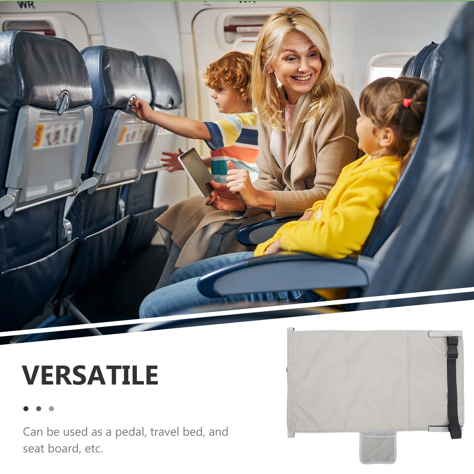 

1Set Children Airplane Bed Seat Extender Travel Toddler Bed Portable Lightweight Adjustable Comfortable Kids Flight Essentials