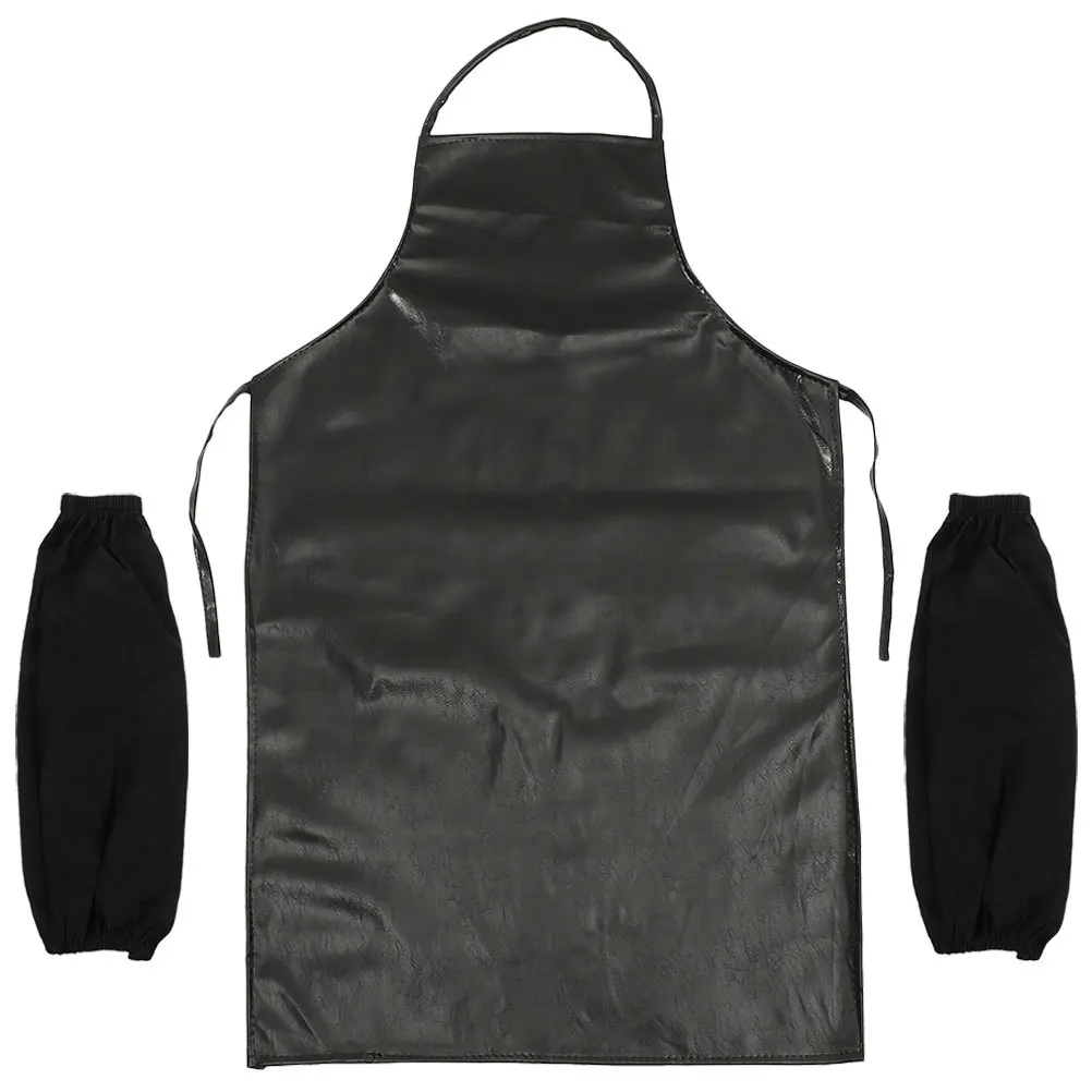 

1 Set Waterproof Apron Oil-Proof Cooking Kitchen Supplies Baking Bbq Grilling Party Wear-Resistant Mens Oversleeves