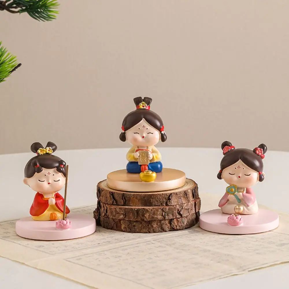 

Смола, подставка для телефона в древнем стиле, древняя одежда для девочек, противоскользящий держатель для мобильного телефона в китайском стиле, сделай сам, поделки, многофункциональный