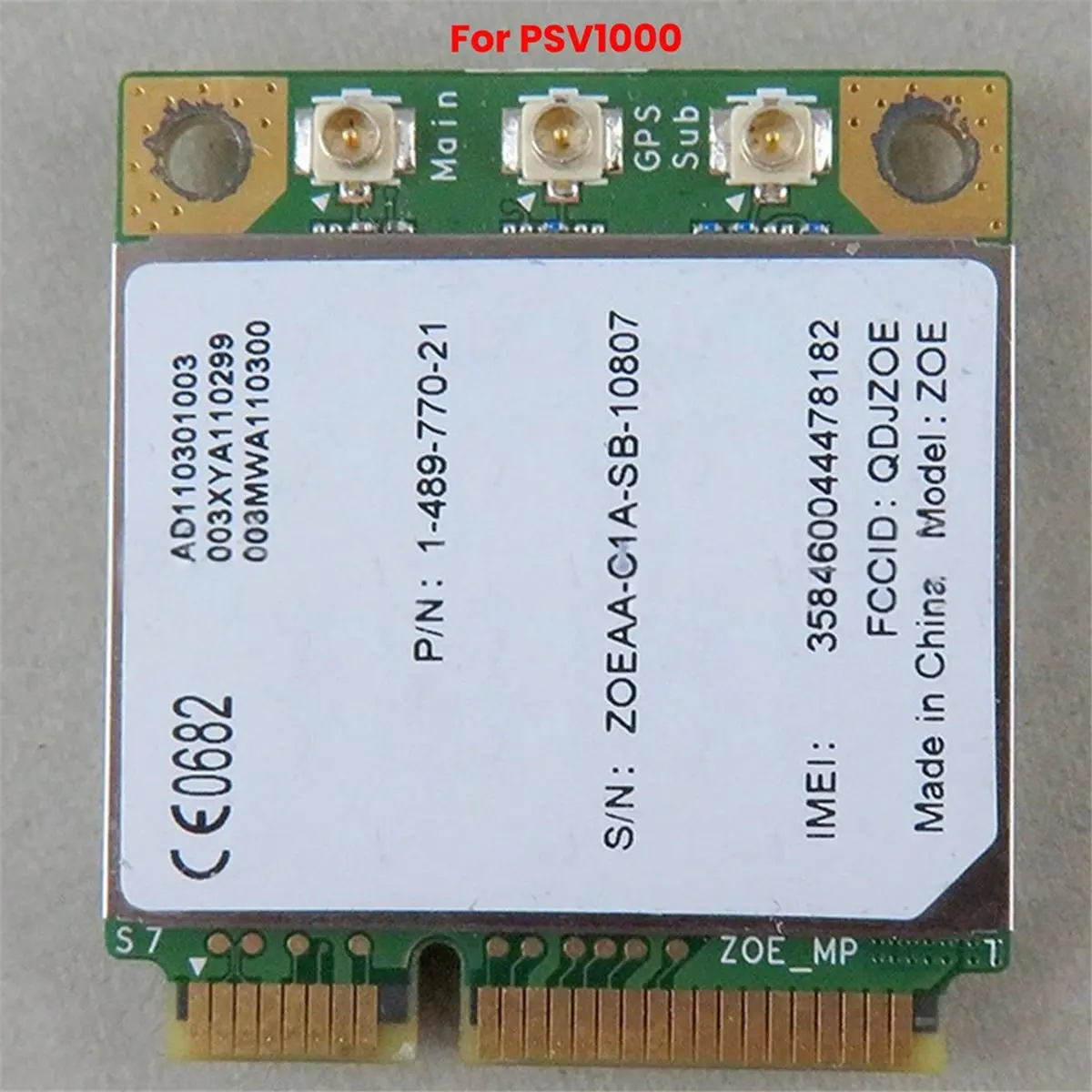3G Network Module 3G Network Card Replacement for 1000 for PS1000 Game Console Network Card Internal Motherboard