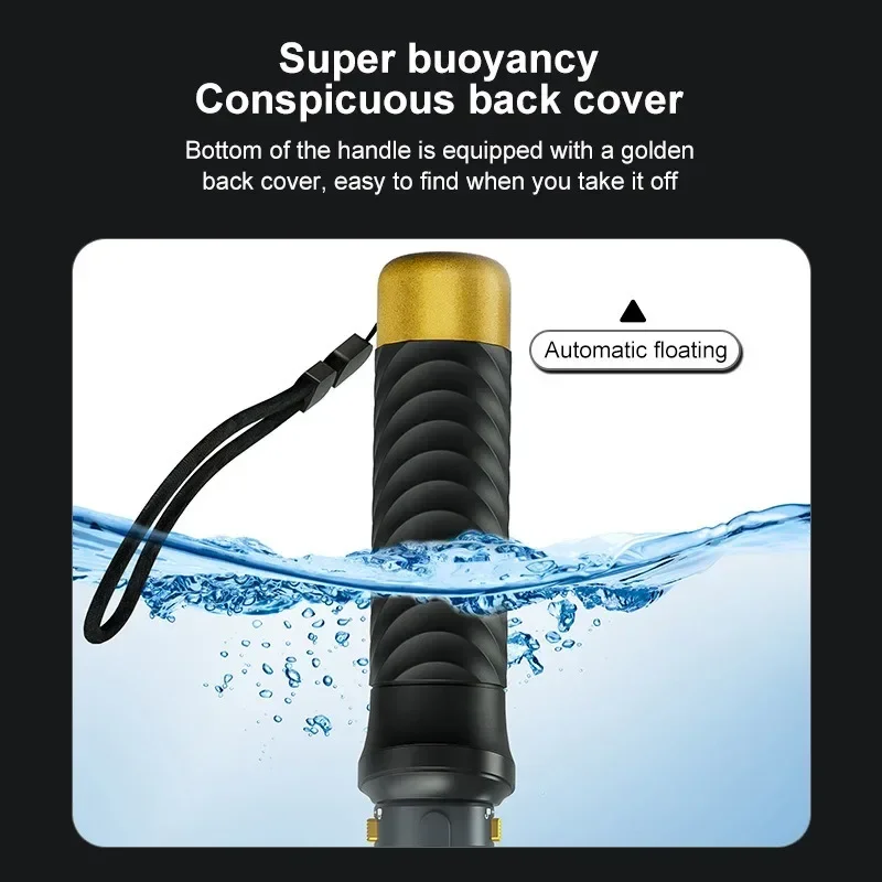 Quick Release Floating Handle Hand Grip for Gopro HERO12 Black