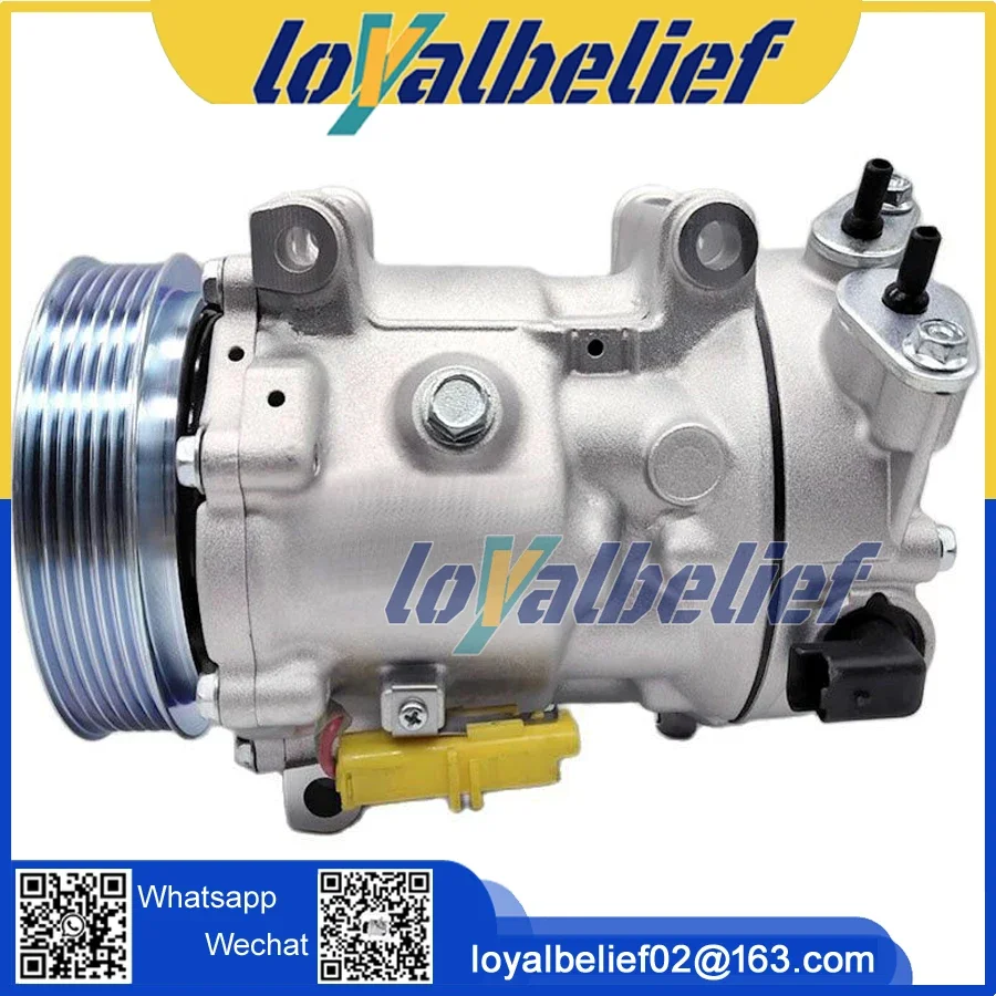 SD6C12 AC Compressor For Peugeot 207 307 308 508 PARTNER C3 C4 C5 DS3 9659875780 6453QJ 6453QK 6453WK 6453WL 6453ZZ 9822826880