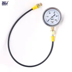 Air mbar gauge 16mbar 25mbar 50mbar 60mbar 100mbar 1000mbar manometro regolabile misuratore di pressione mbar calibrabile con tubo