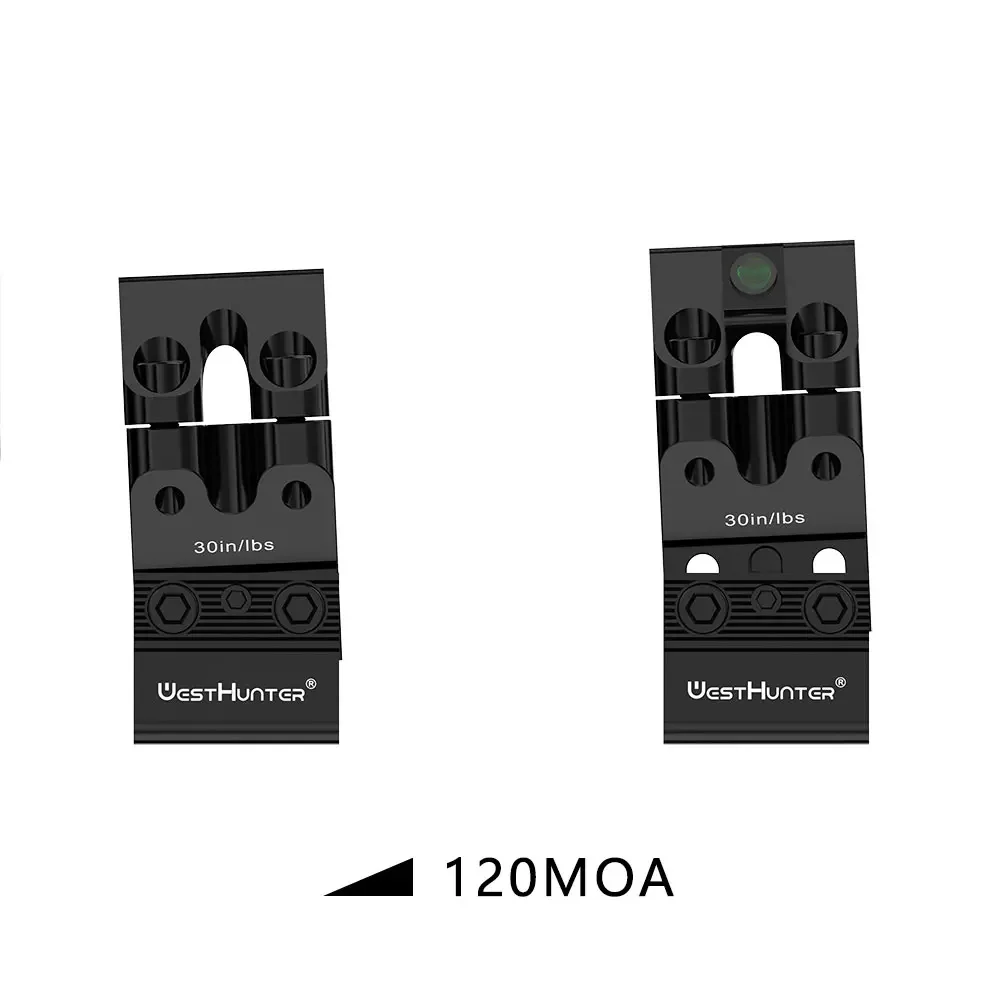 WestHunter Optik MOA und höhenverstellbare Schwalbenschwanzmontagen Ø 30 mm oder 34 mm, höhenverstellbare Zielfernrohrringe, passend für 11-mm-Schiene – Detail 4