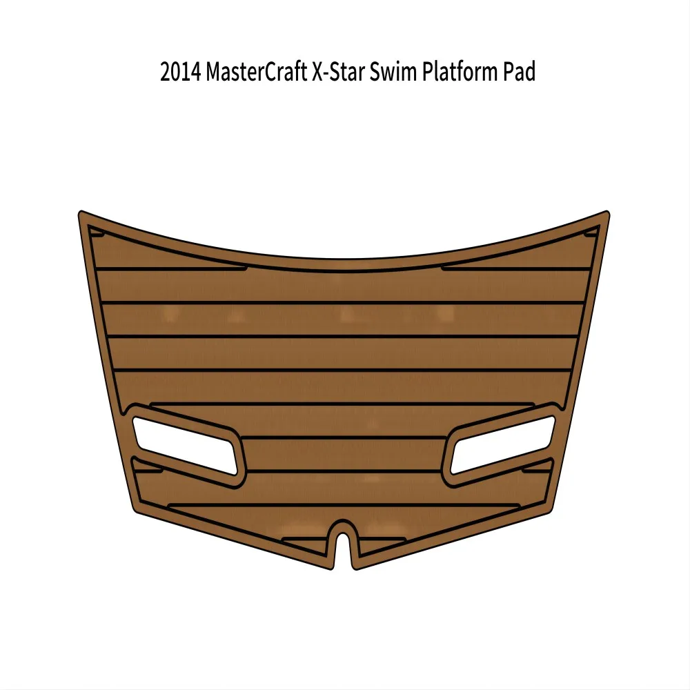 2014 MasterCraft X-Star Swim Platform Pad Boat EVA Foam Faux Teak Deck Floor Mat