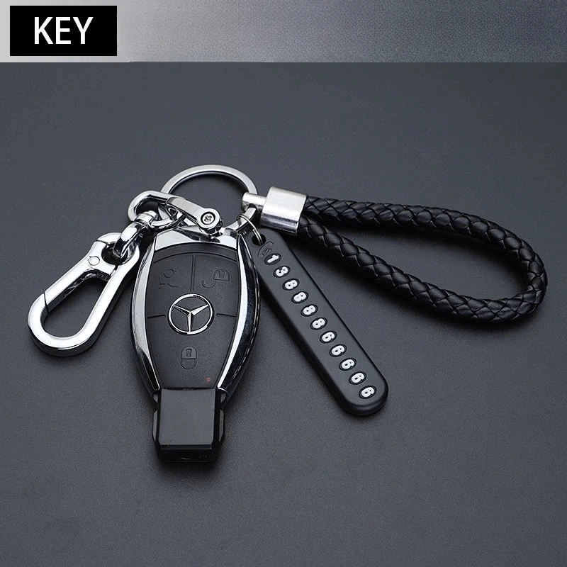 Anti-loss Car Keychain - Gender-Neutral Couple Keychain - Multi-functional Hanging Rope - Key Ring - Keychain