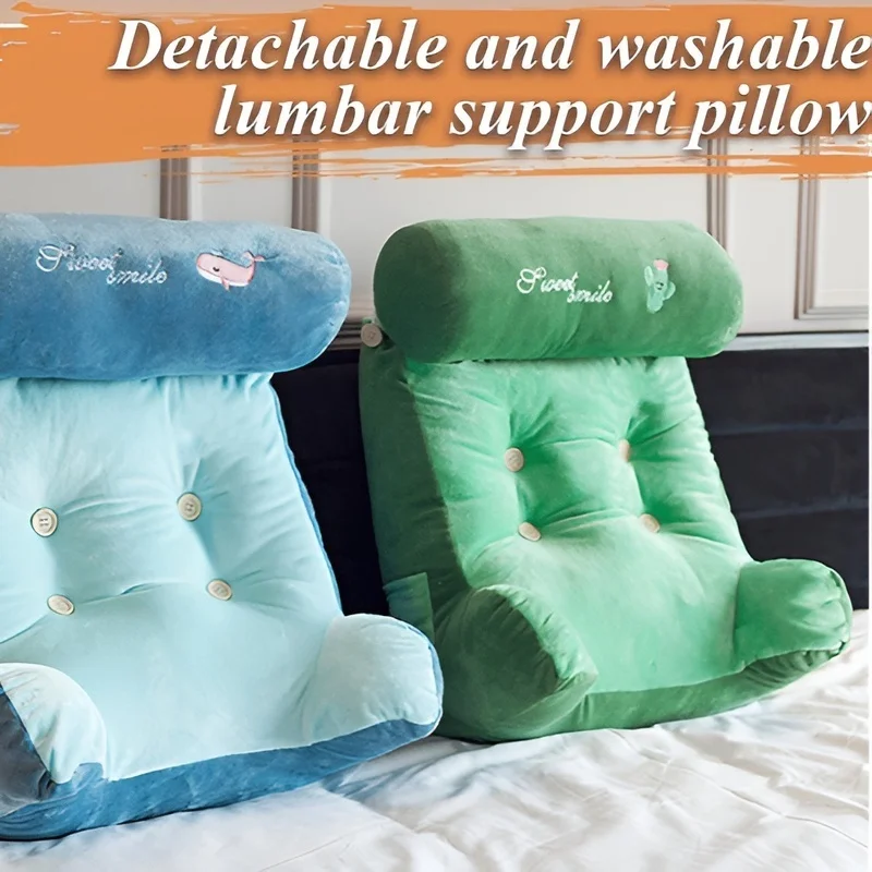 

Soft and comfortable lumbar pillow removable and
