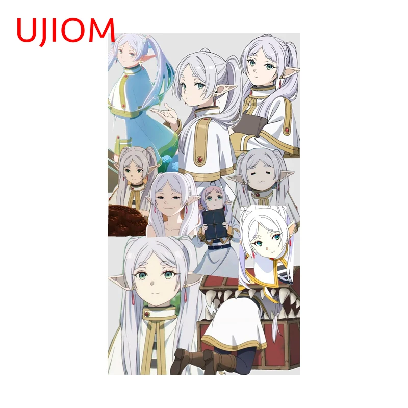 UJIOM Frieren Graphics Art Wall Sticker Freeze No Trespassing Living Home Sunscreen Attractive Decal Otaku Decorating Props