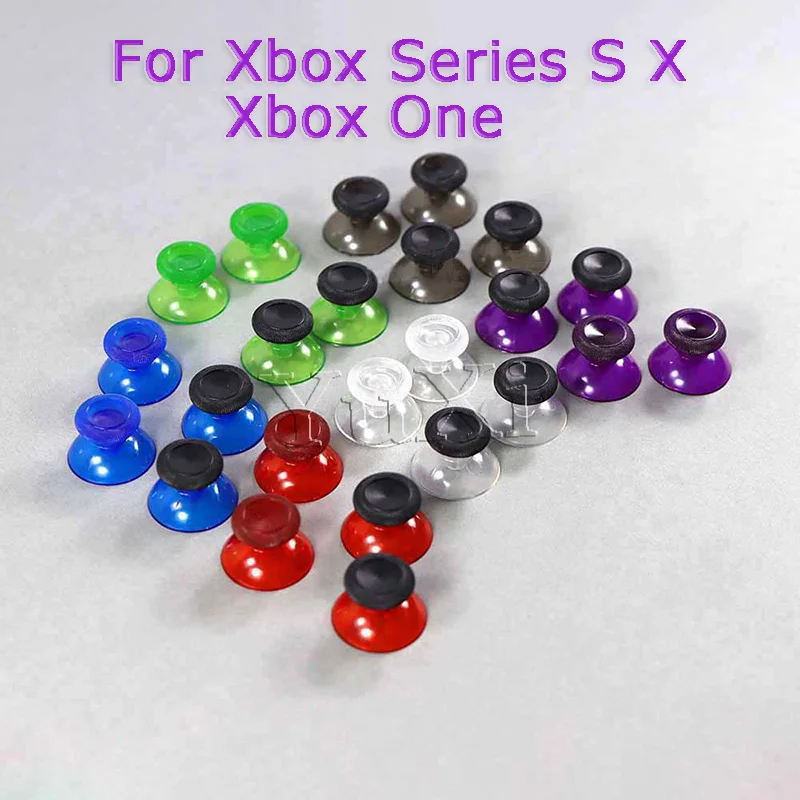 YuXi 2PCS Analog ThumbSticks Grip Cap สําหรับ XBox Series X S Gamepad Controller จอยสติ๊กที่มีสีสันปุ่มสําหรับ Xbox One เปลี่ยน