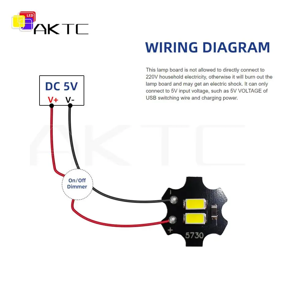 1-20 Pcs Mini LED Light Board DC 5V 1W SMD5730 3000K Warm/White 6000K 20mm Aluminum Plate Lamp Beads and USB Switch Cable On/Off