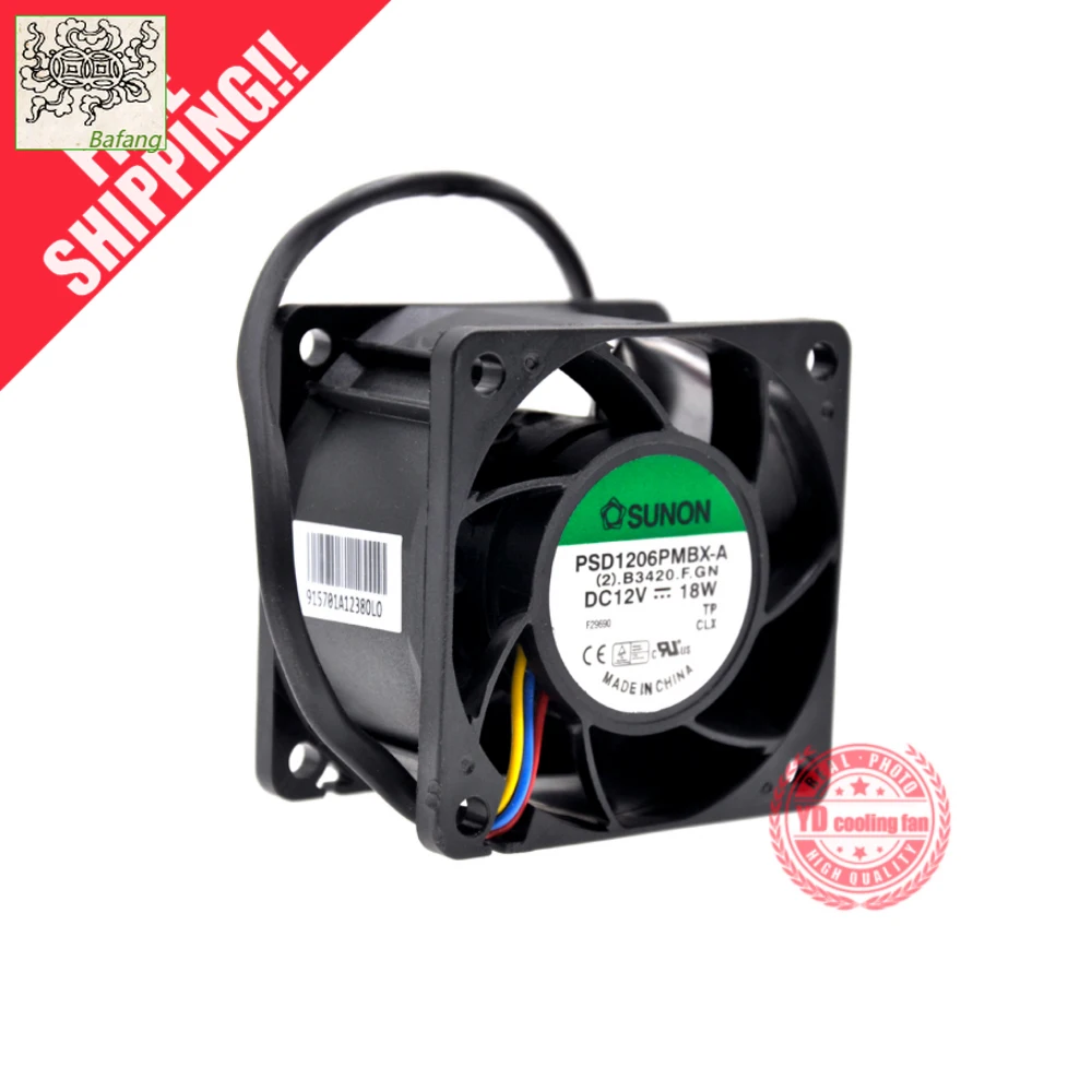 

Jinlingge для SUNON 6 см 6038 12 В 1,5 А 18 Вт PSD1206PMBX-A вентилятор охлаждения сервера