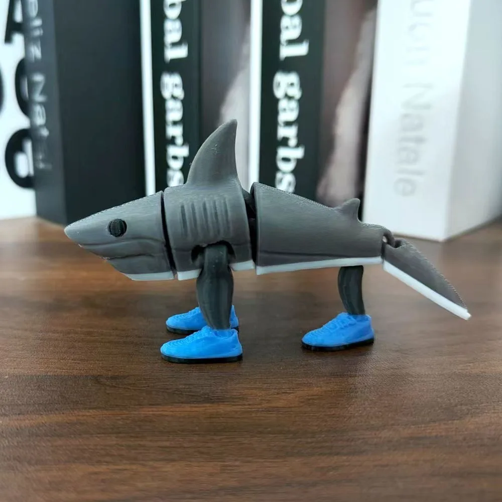 Tralalero Tralala Shark Toys راقصة الباليه تونغ تونغ صحور كابتشينو الشكل Brainbot أنيمي زخرفة مكتب ديكور الهدايا