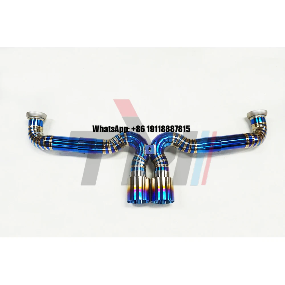 

TM PERFORMANCE New Titanium Catback Exhaust System with Muffler and Valve for Porsche 911 991.1 991.2 GT3 RS 2012-2018 Models