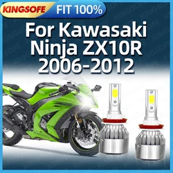 Led Moto Bulb H7 Motorcycle Headlight 12V 6000K Lamp For Kawasaki Ninja ZX10R 2006 2007 2008 2009 2010 2011 2012