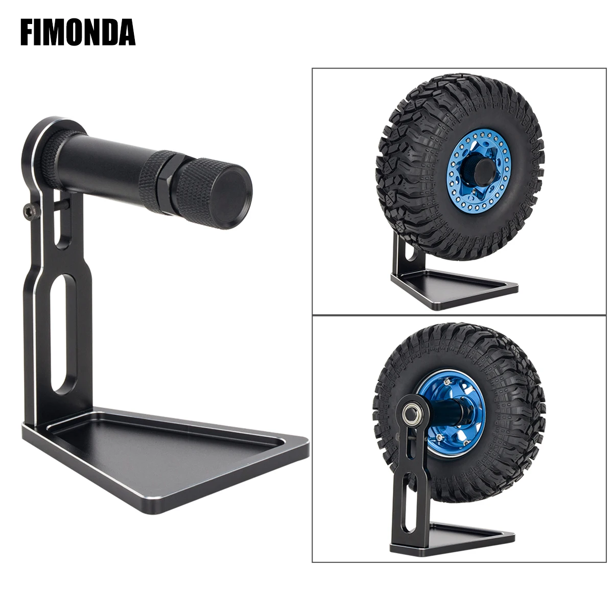 

CNC Aluminum Hex Wheel Tire Balancer Tool 12MM 17MM Hub Dynamic Balance Stand for 1/10 1/8 RC Cars Professional RC Upgrade Parts