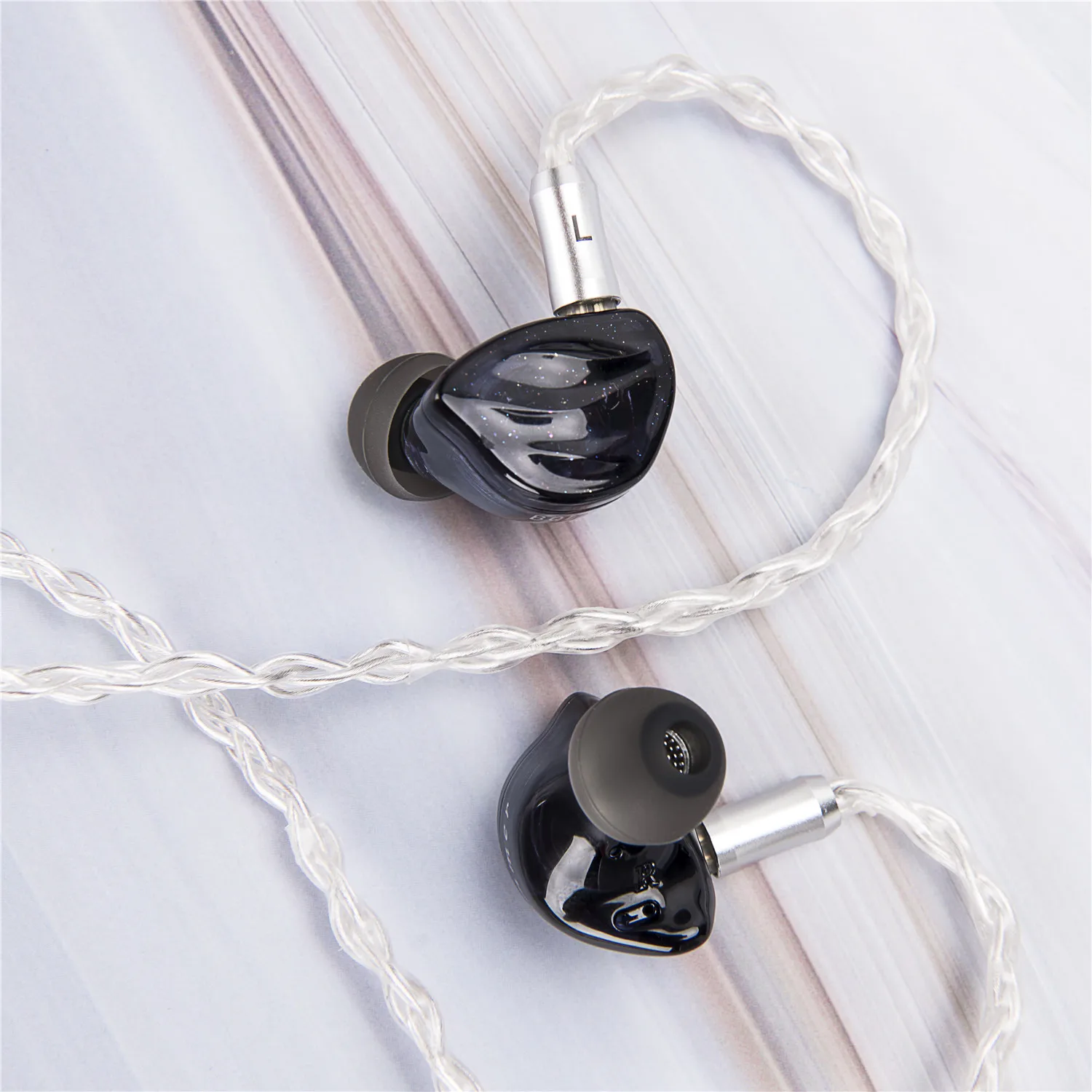 BQEYZ Лето 1BA Пьезоэлектрический динамический драйвер Гибридные Hi-Fi наушники-вкладыши 2-контактный 0,78 мм Кабельный монитор Спортивный IEM Spring2