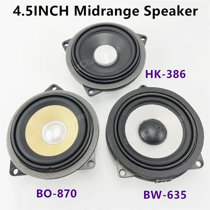 4.5 Inch Car Midrange Door Speaker Fit for BMW 1 3 5 Series F10 F90 E90 E92 E84 E87 Audio Upgrade