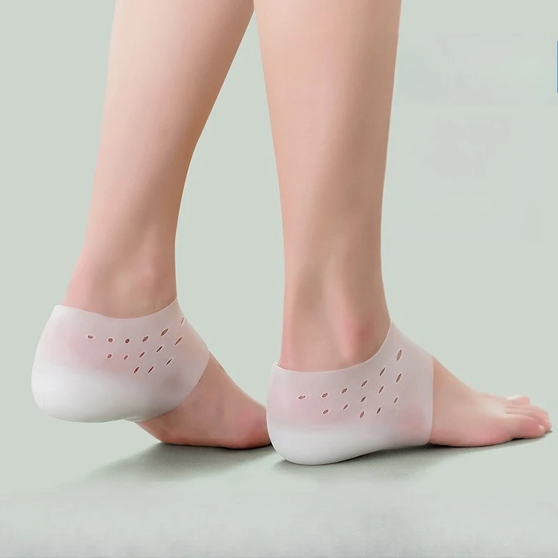Integrated Heightening Socks Insole Invisible 5cm Heel Half Pad Soft Socks Bionic Internet Celebrity Non-slip Lightweight