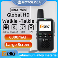 2G 4G Zello global Android system high definition aluminum alloy shell ultra thin body walkie talkie Wi Fi Bluetooth GPS 100 mil