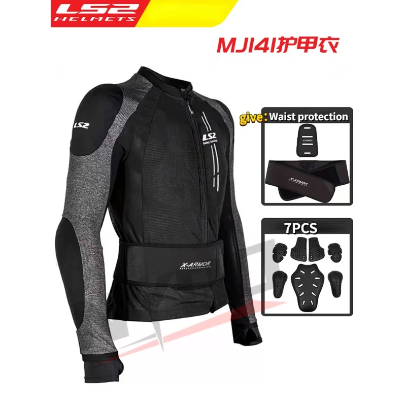 

LS2 Original Motorcycle Jacket X-Armor Motocross Riding Clothing Summer Breathable Motorbike Jacket Men Women Moto Racing Jacket